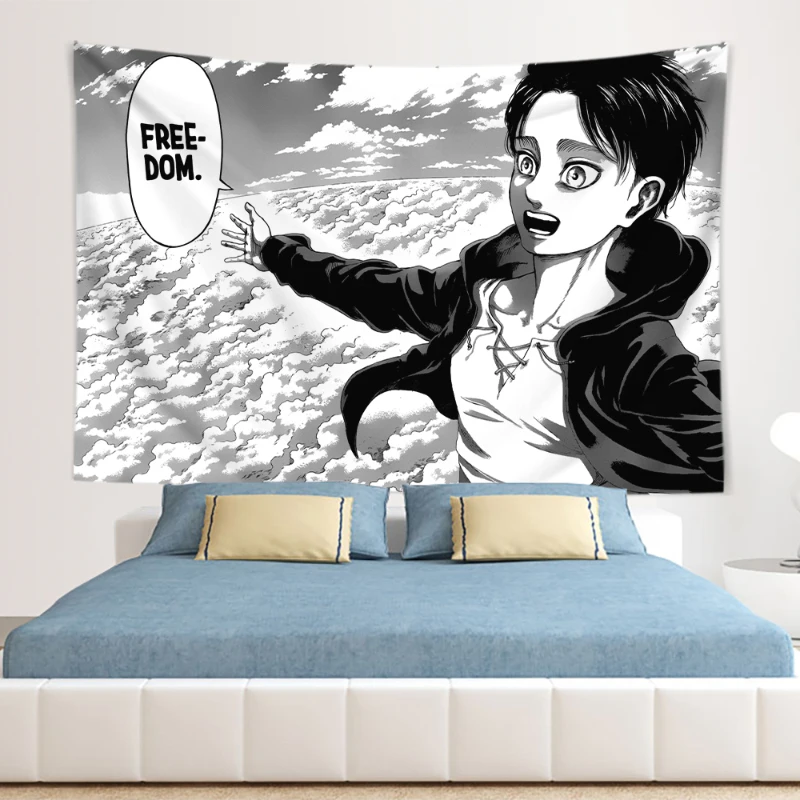 Eren yeager liberdade mangá ca - Canvas Wrap Ready avaliação e preço