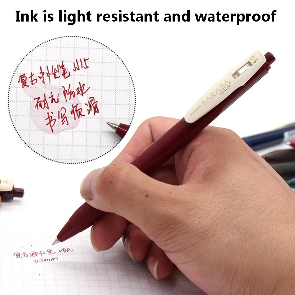 1pc japão zebra gel canetas jj - Zebra Pen Sarasa avaliação e preço