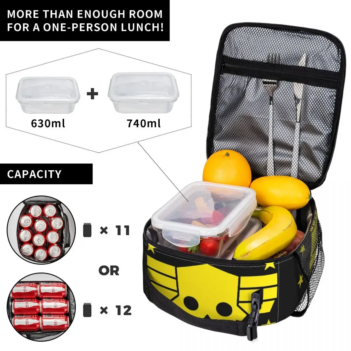 Bolsa térmica para almoço Hell - Tote Bag Sublimation avaliação e preço