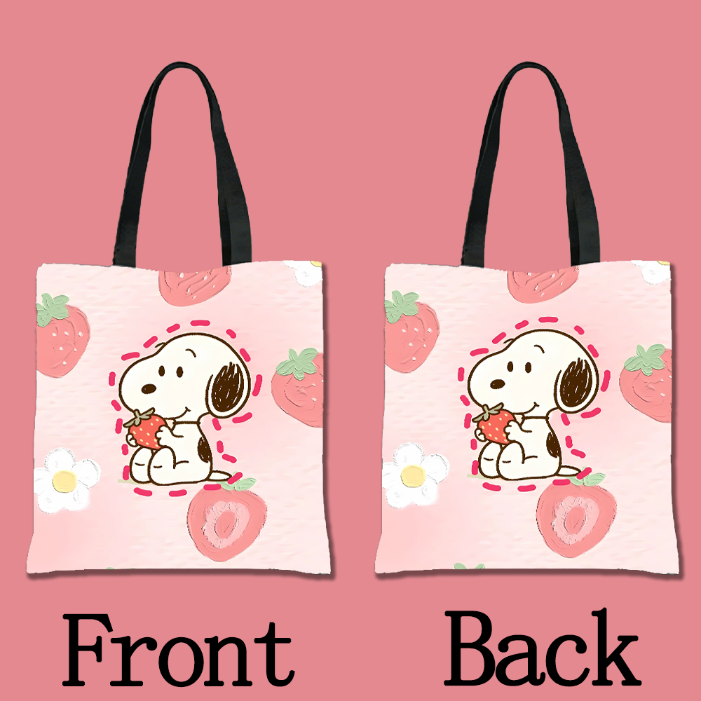 Bolsa de Lona Sublimada Snoopy - Tote Bag Sublimation avaliação e preço